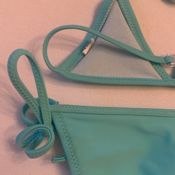 Pate De Sable Turquoise Bikini. Size 4. - Picture 8 of 13